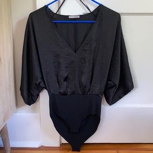 Zara Black bodysuit